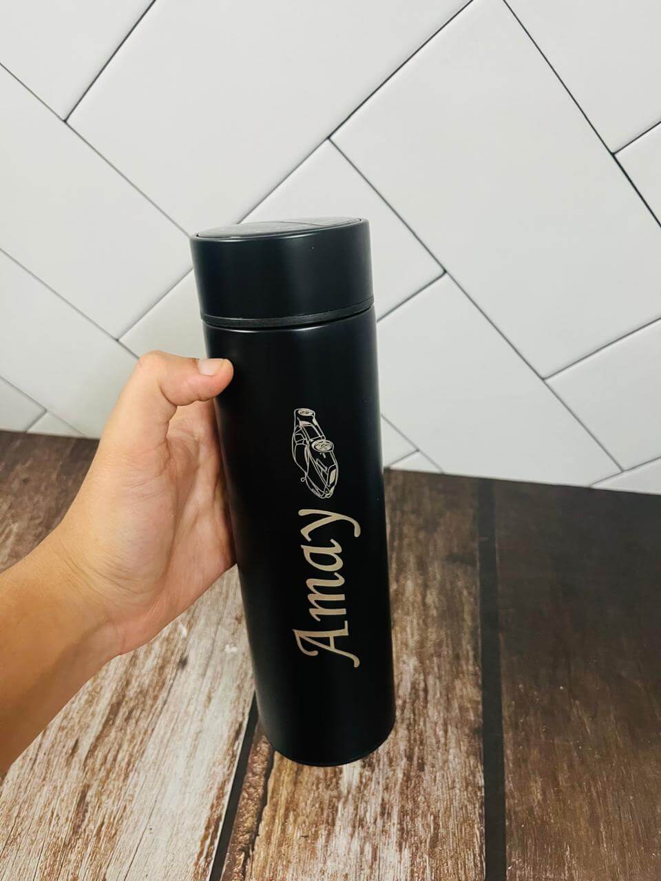 Personalised Temperature Bottle