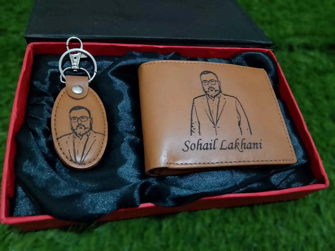 Customized Picture Wallet With Keychain